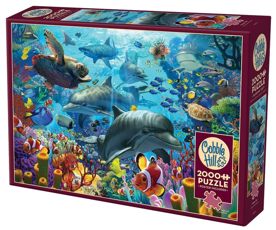 2000PC Coral Sea Cobble Hill Puzzle image 0